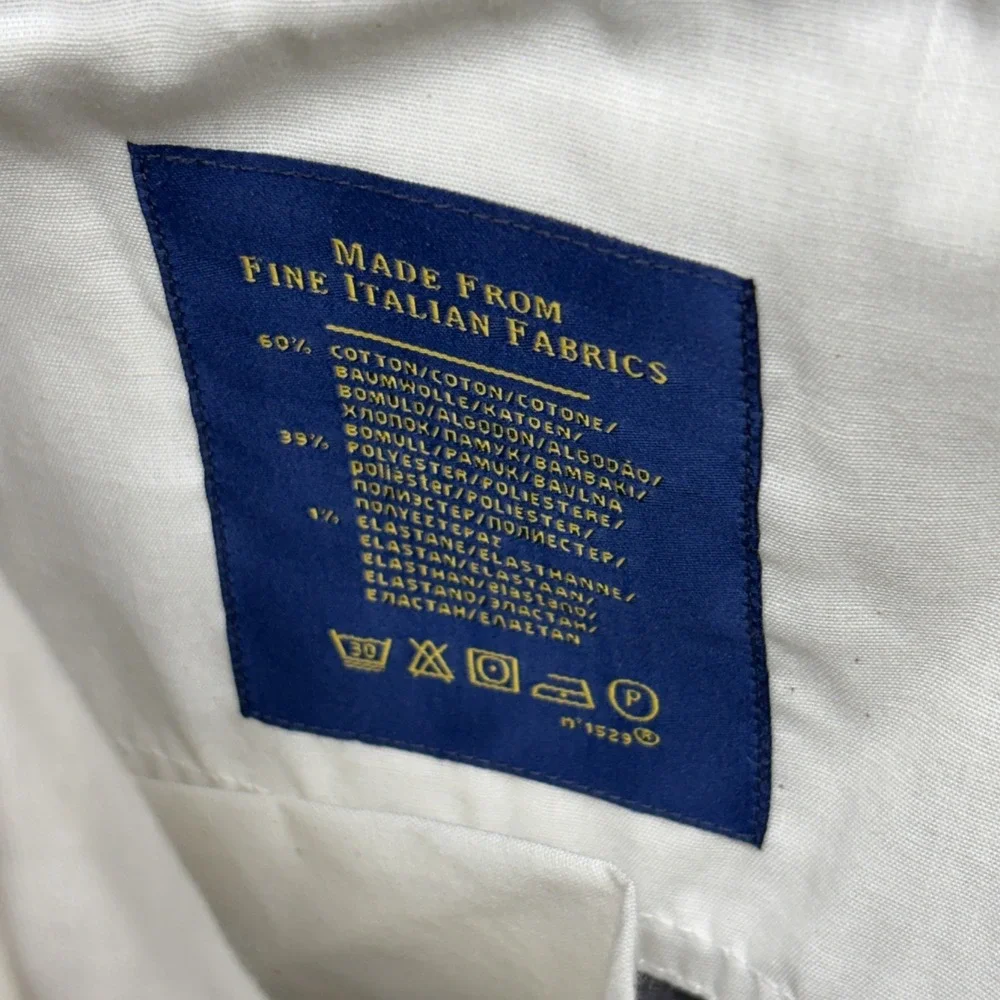 Polo Ralph Lauren Men's 35x32 Dress Pants Gray Heather Vesper Italian Fabric NWT